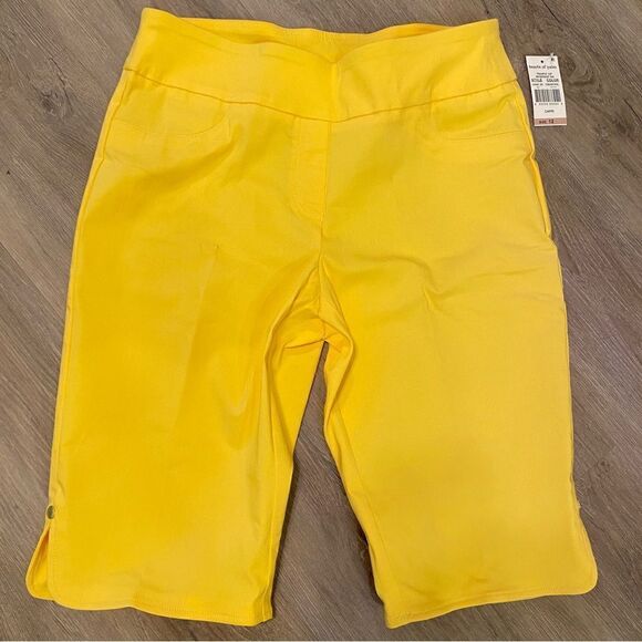 HEARTS OF PALM TROPIC OF INTEREST CAPRIS DAFODIL YELLOW 12 NWT - Picture 2 of 14